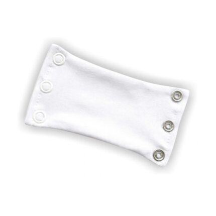 bodyforelenger 3 knapper hvit