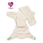 Bubbles - Formysydd nattbleie - OS (6-17kg) - borrelås – bomull frotte - Magabi
