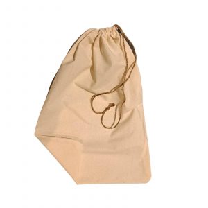 bomullpose til brød eller rundstykker - 30 x 40 cm