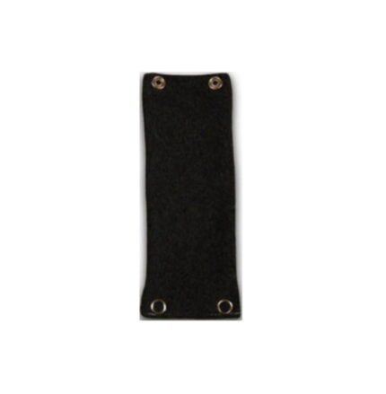 Svart - Bodyforlenger 15cm - To knapper