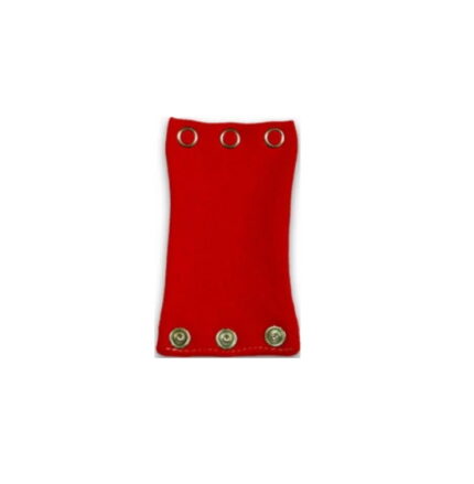 Rød - Bodyforlenger - 10 cm - To knapper