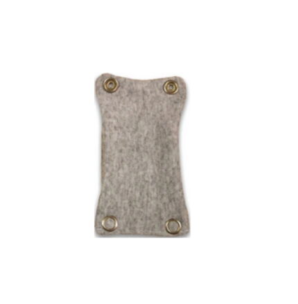 Grå - Bodyforlenger - 10 cm - To knapper