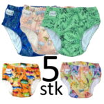 5 stk valgfri treningstruser - str. L 13-16 kg - Pupus
