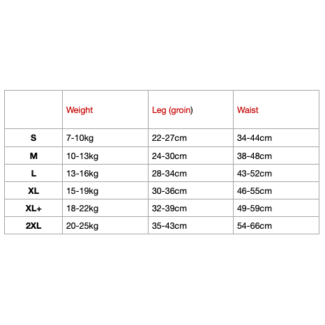 Startpakke med treningstruser – str. L 13-16 kg – 10 stk valgfri – Pupus